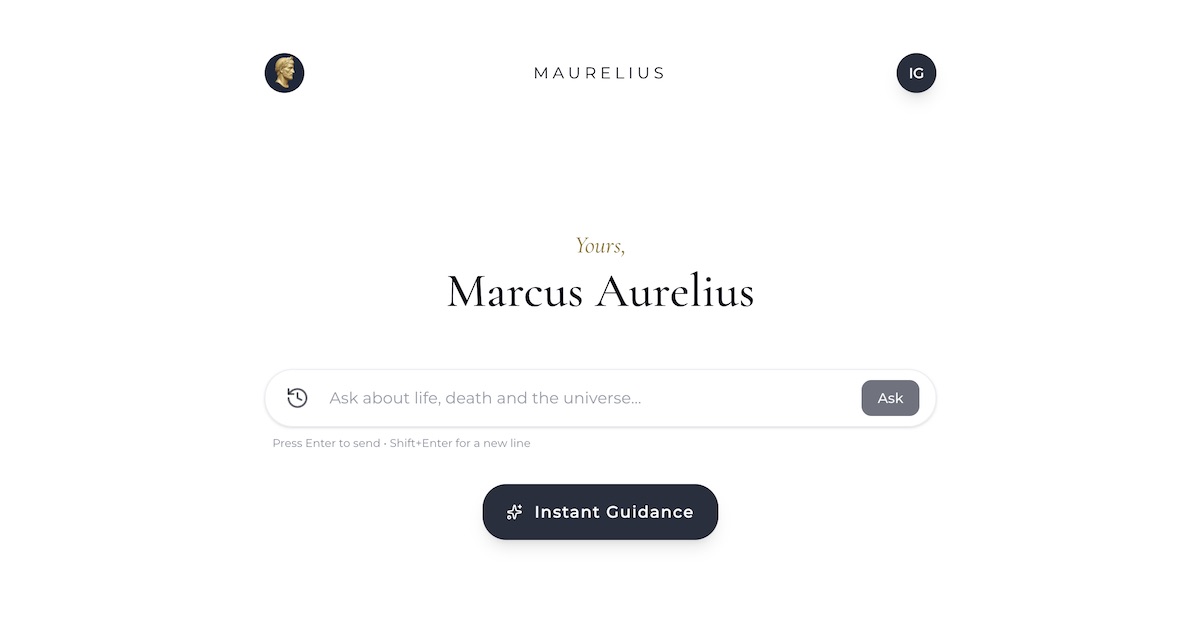 maurelius.app image
